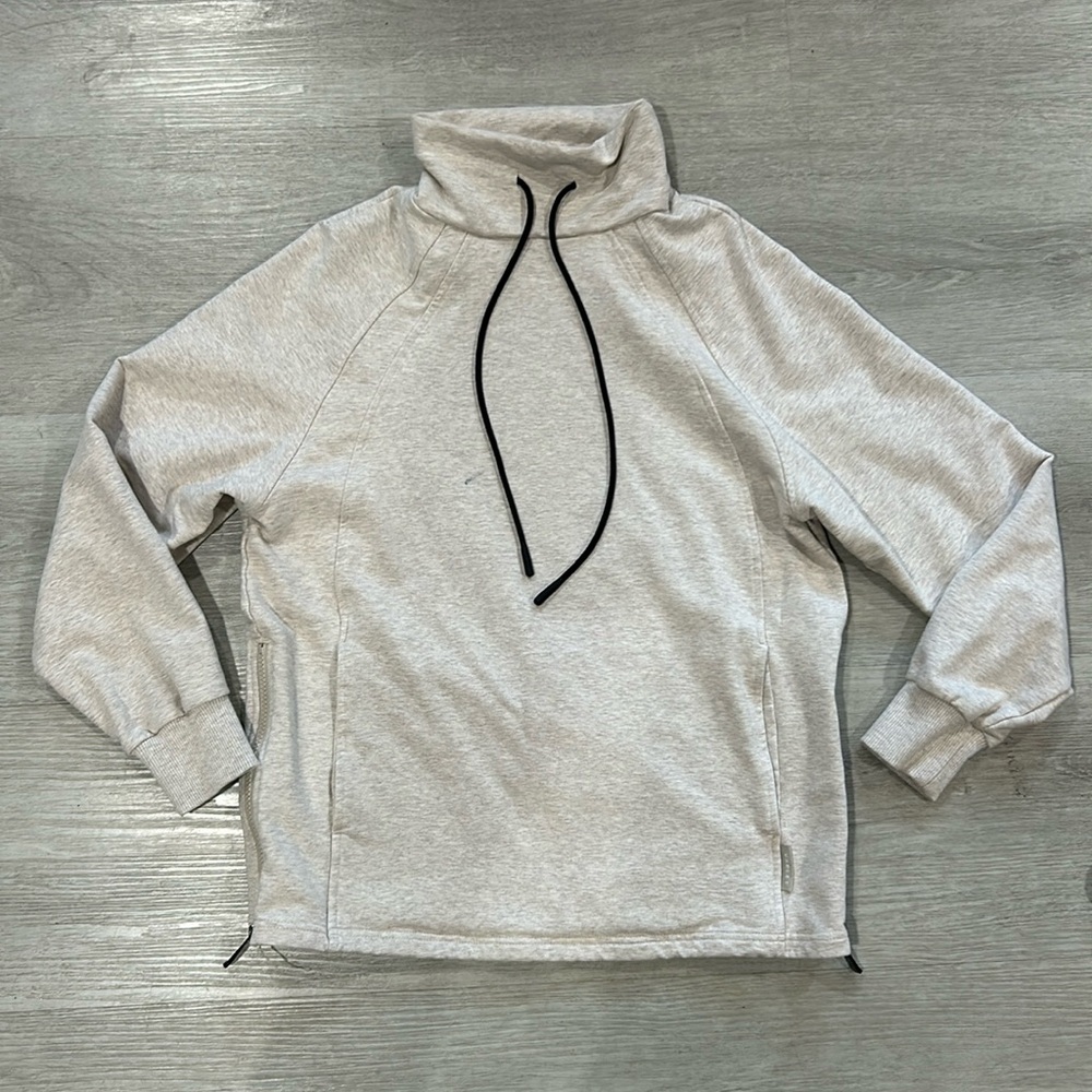 Varley Pullover Mock Neck Drawstring Sweatshirt W… - image 2
